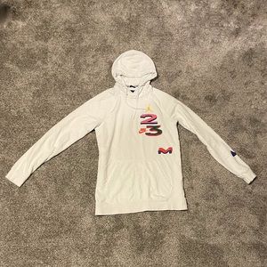 Men’s Nike Jordan White Zip Up Hoodie